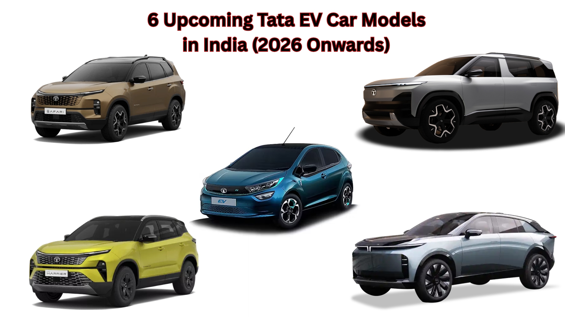 5 Upcoming Tata EV Car Models in India (2026 Onwards)