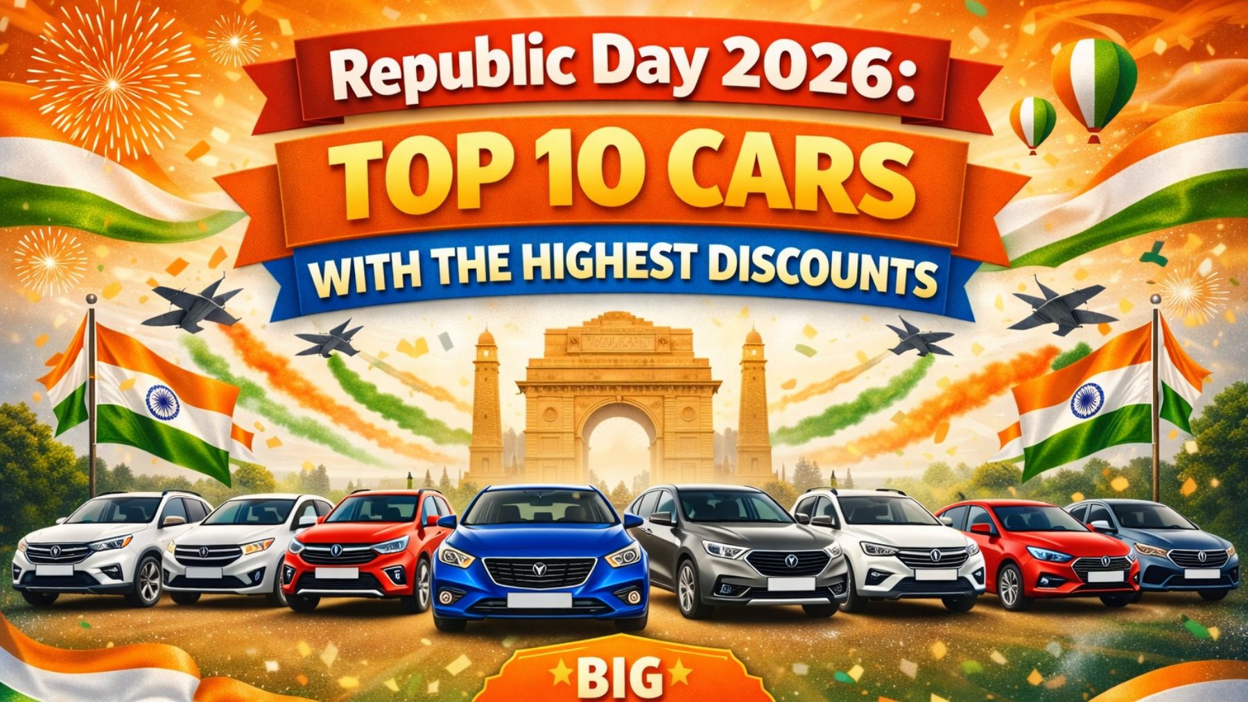 Republic Day 2026: Top 10 Cars with the Highest Discounts
