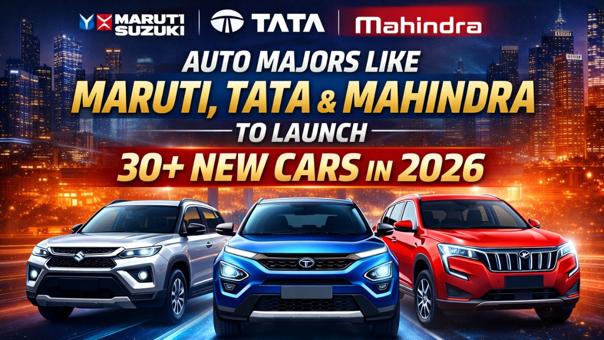 Auto Majors Like Maruti, Tata & Mahindra to Launch 30+ New Cars in 2026