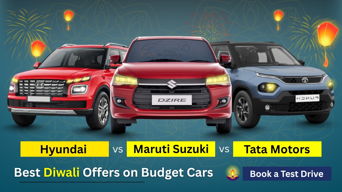 Maruti Suzuki vs Hyundai vs Tata Motors: Best Diwali Offers on Budget Cars