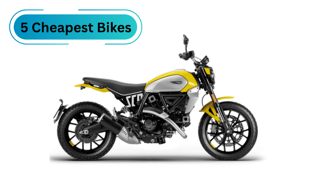 Top 5 Cheapest Bikes in India in 2025