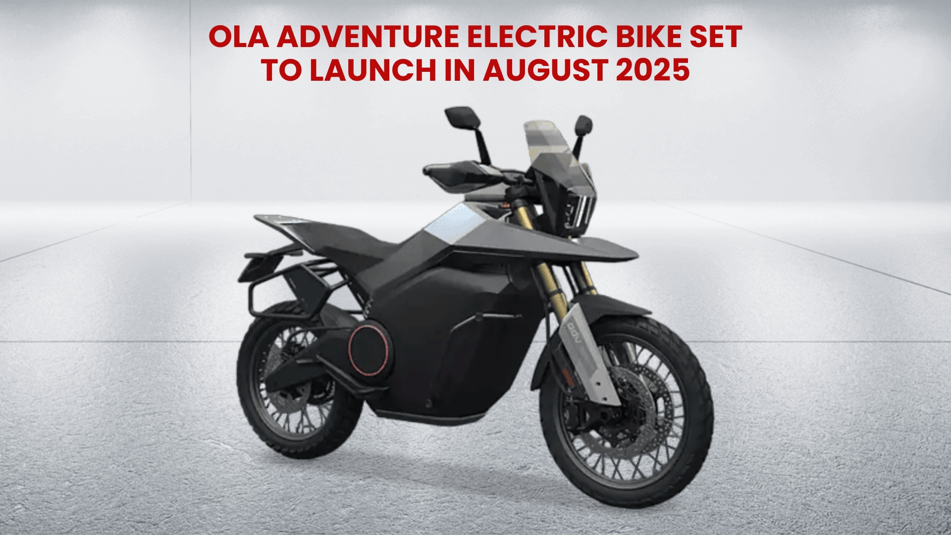 Ola Adventure Electric Bike Set to Launch in August 2025