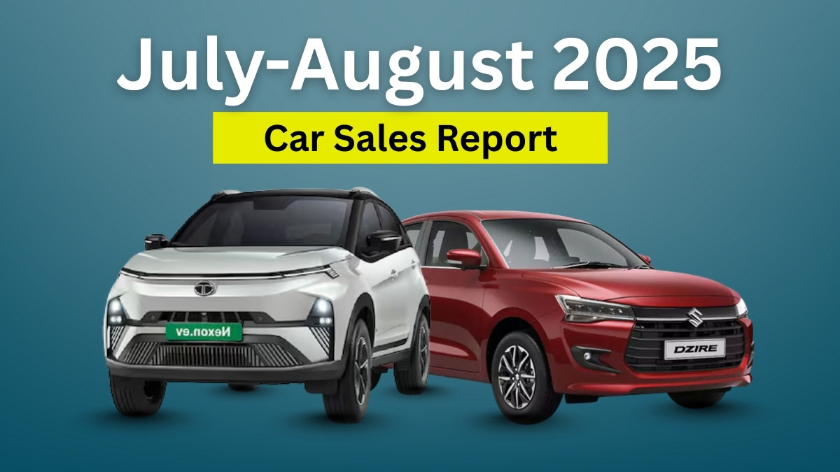 July–August 2025 Car Sales Report: Maruti Suzuki Leads, Hyundai Gains, and EV Sales Surge