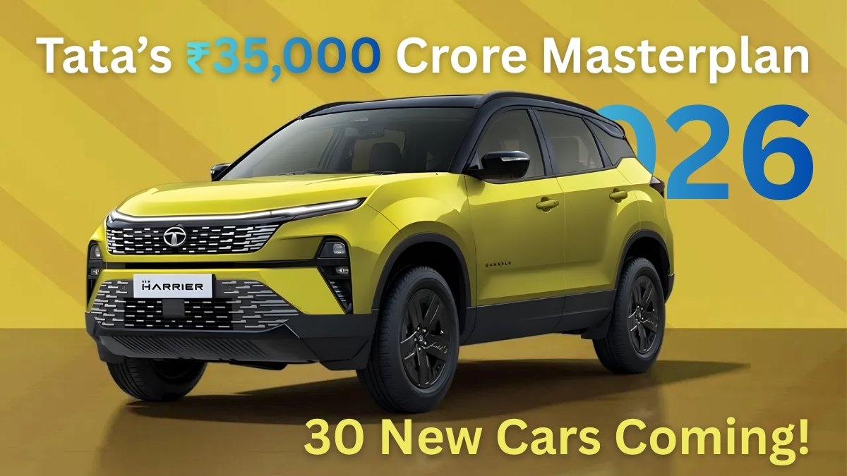 Tata’s ₹35,000 Crore Masterplan: 30 New Cars Coming!