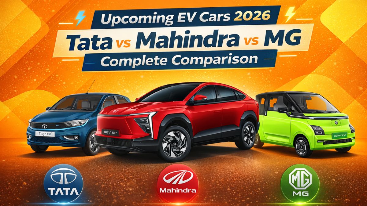 Upcoming EV Cars 2026 – Tata vs Mahindra vs MG: Complete Comparison