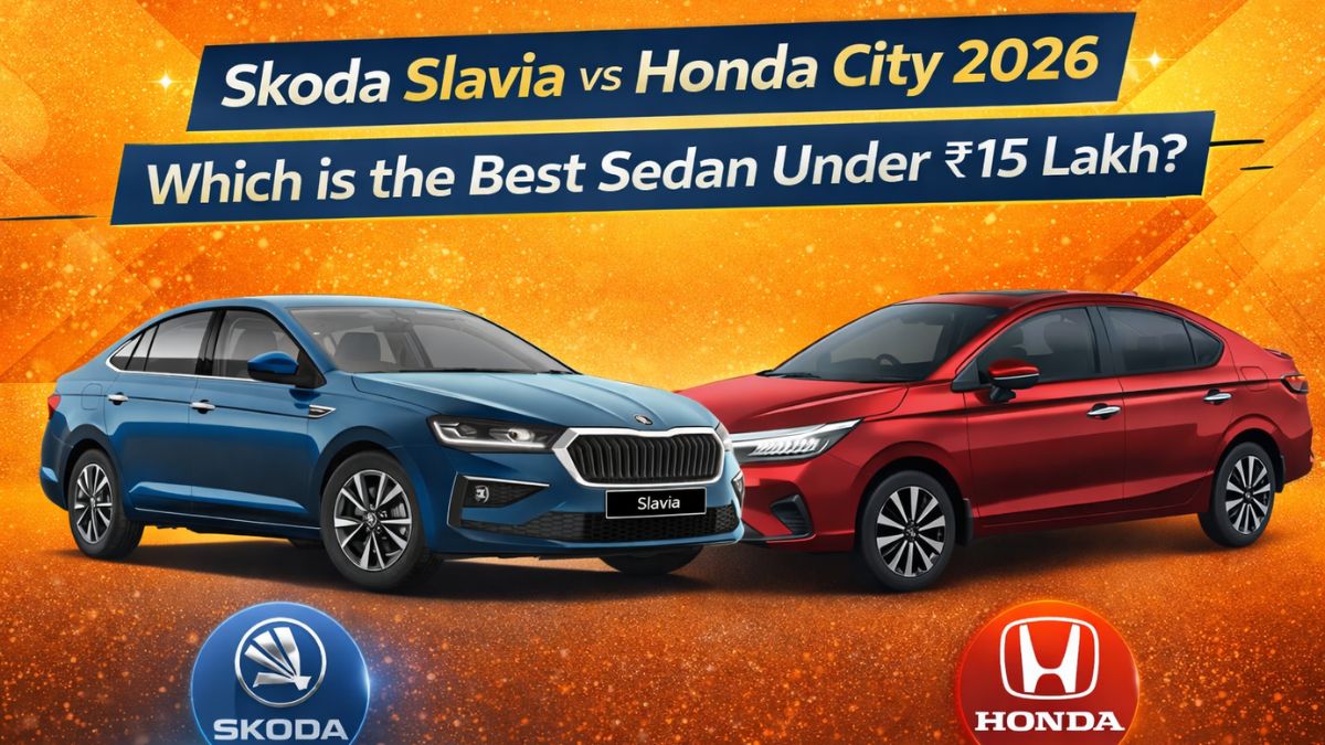 Skoda Slavia vs Honda City Comparison 2026 – Which is the Best Sedan Under ₹15 Lakh?