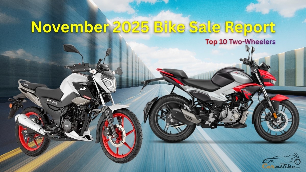 November 2025 Bike Sale Report – Top 10 Two-Wheelers in India