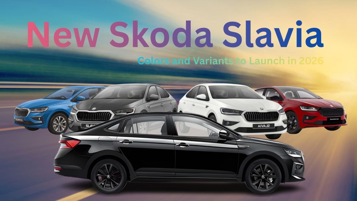 New Skoda Slavia Colors and Variants to Launch in 2026
