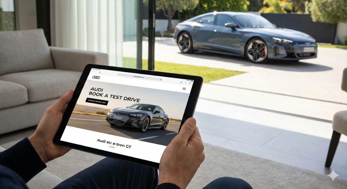 Book Audi Test Drive Online Now