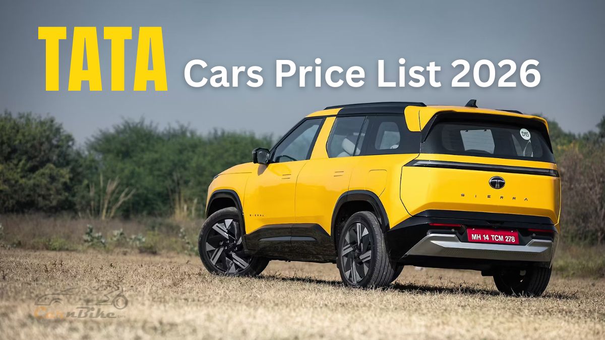 Latest Tata Cars Price List 2026: Tata New Car Price, Models & On Road Price in India