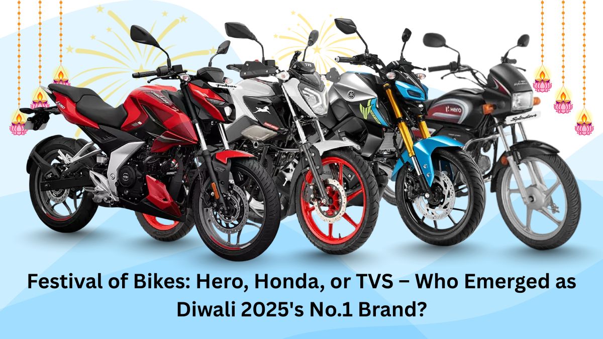 Festival of Bikes: Hero, Honda, or TVS – Who Emerged as Diwali 2025's No.1 Brand?
