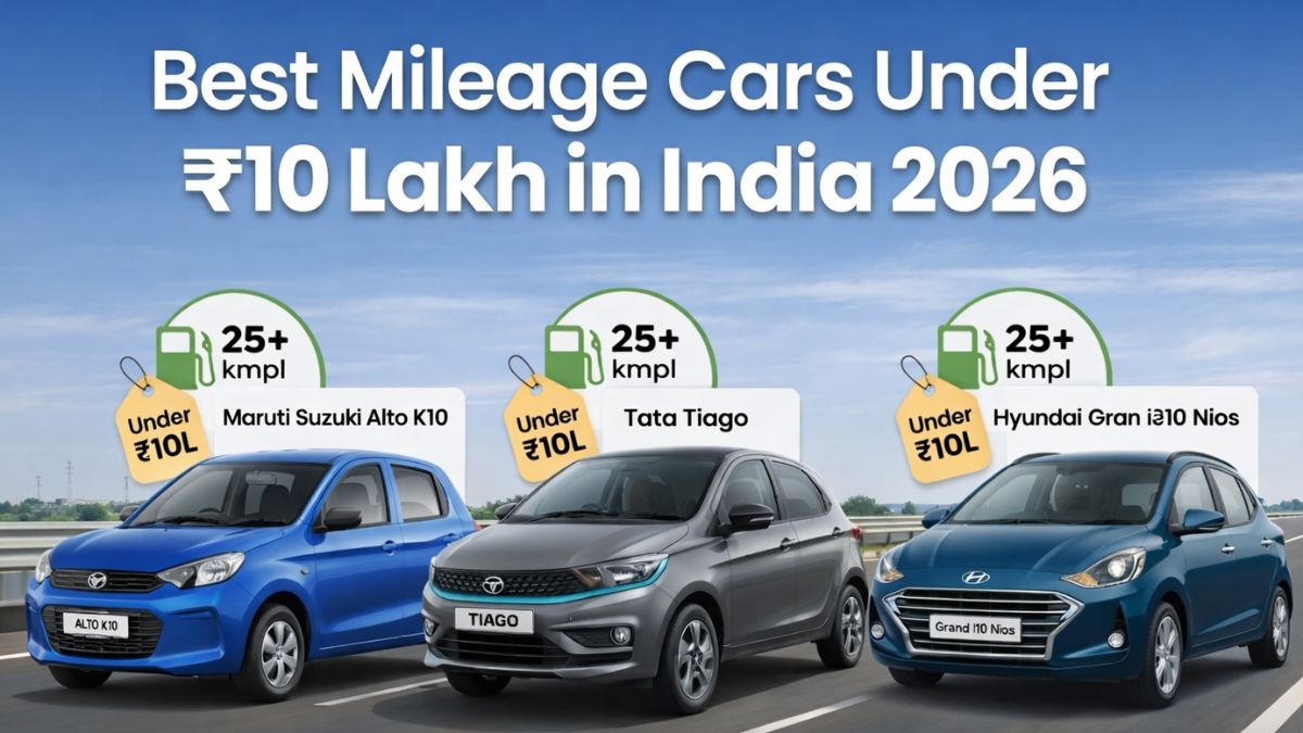 Best Mileage Cars Under ₹10 Lakh in India (2026 Guide)