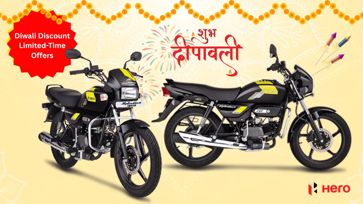 Hero Splendor+ XTEC Diwali Offer Gets ₹5,000 Cashback and ₹1,555 EMI – The Best Diwali Deal for Budget Riders?