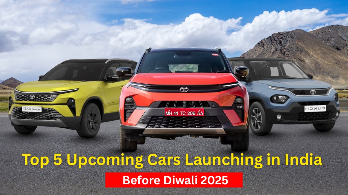 Top 5 Upcoming Cars Launching in India Before Diwali 2025 – Price, Features & Booking Details