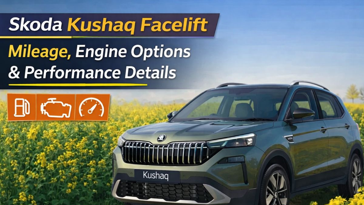 Skoda Kushaq Facelift Mileage, Engine Options & Performance Details