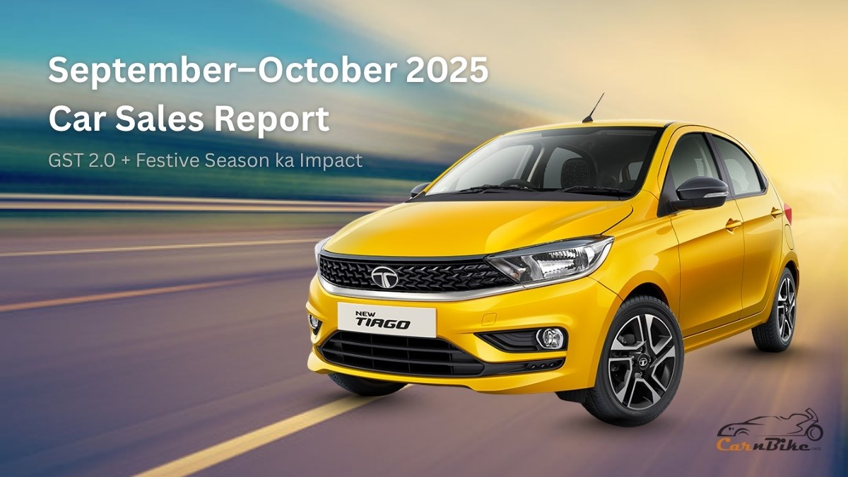September–October 2025 Car Sales Report: GST 2.0 + Festive Season ka Impact
