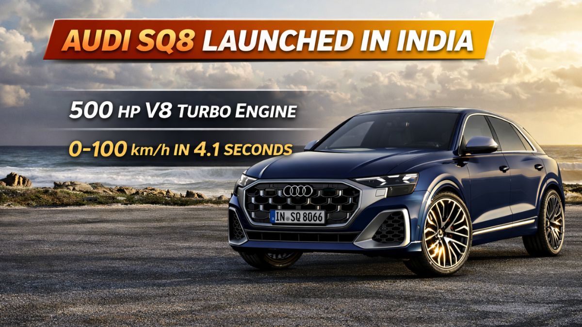 Audi SQ8 Performance SUV Launched in India – Blistering 0-100 km/h Speed, V8 Power and Luxury Features