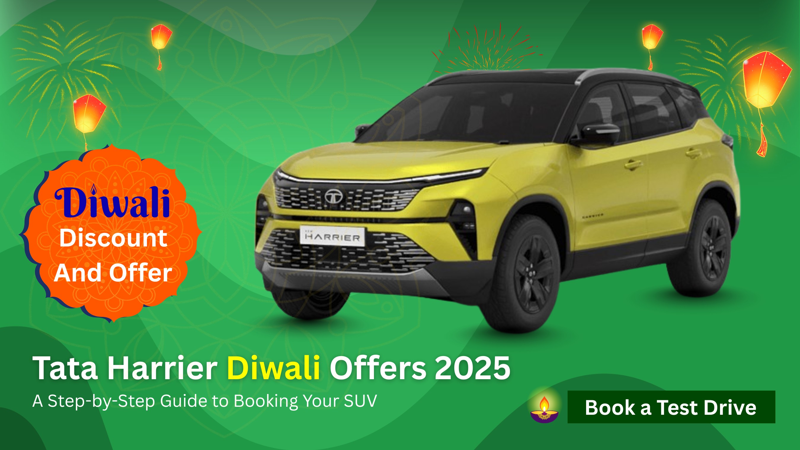 Tata Harrier Diwali Offers 2025: A Step-by-Step Guide to Booking Your SUV