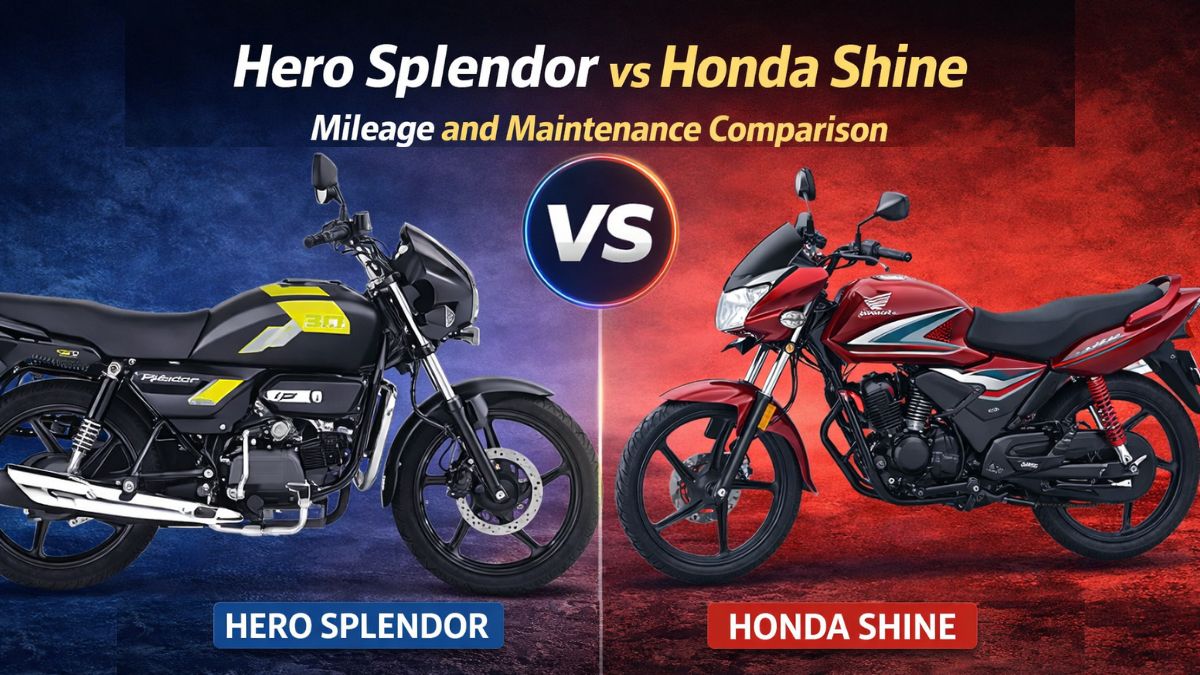 Hero Splendor vs Honda Shine – Mileage and Maintenance Comparison